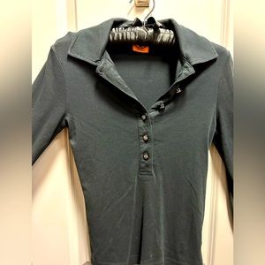 Tory Burch 3/4 Sleeve Button Shirt